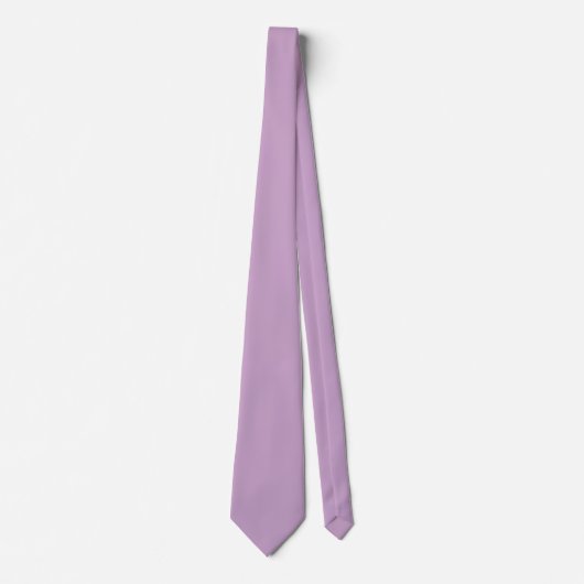 Cravate couleur solide Lilac (Devant)