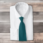 Cravate Couleur solide Oceanic Turquoise<br><div class="desc">Couleur solide Design océanique Turquoise uni.</div>