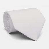 Cravate Couleur solide platine (Roulé)