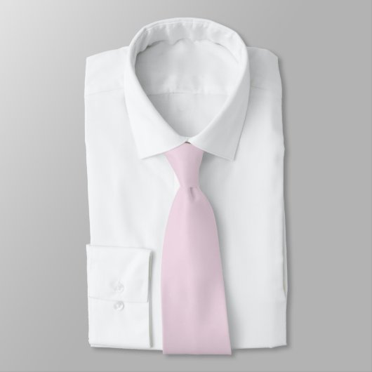 Cravate Couleur solide rose limonade tendance (Attaché)