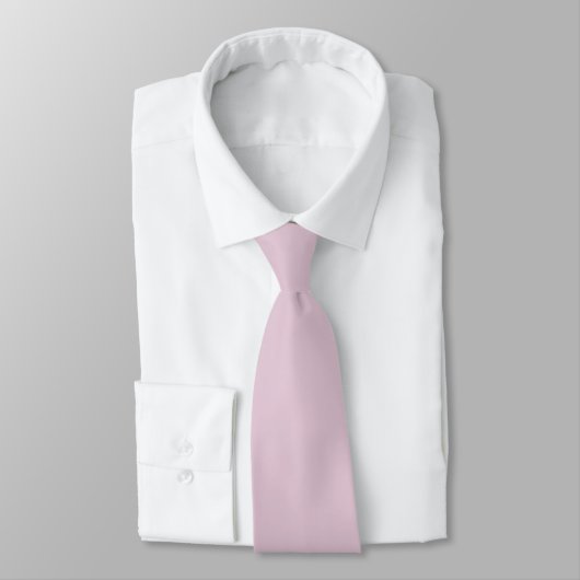 Cravate Couleur solide rose pâle (Attaché)