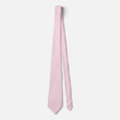 Cravate Couleur solide rose piggy (Devant)