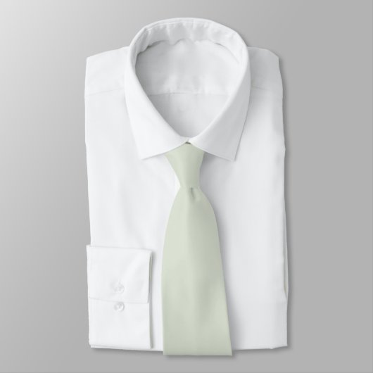 Cravate Couleur solide vert Whisper (Attaché)