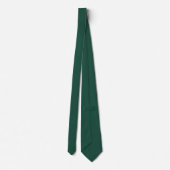 Cravate Couleur solide verte Brunswick (Dos)