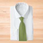 Cravate Couleur solide verte de mousse<br><div class="desc">Couleur solide verte de mousse</div>