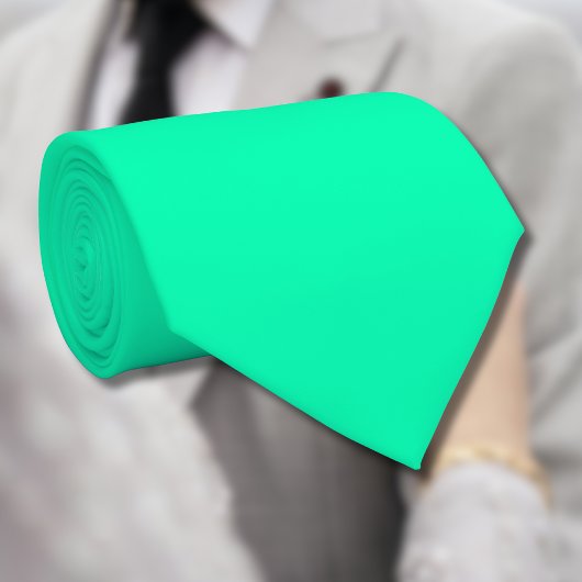 Cravate Couleur solide verte marine | Classique | Élégant