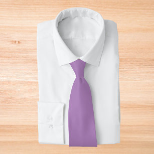 Cravate Couleur solide violet africain