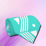 Cravate Couleur turquoise<br><div class="desc">Couvercle motif Art déco en Turquoise et blanc. Design unique cravate avec une touche rétro d'Alma Wad. Imprimé sur les deux côtés !</div>