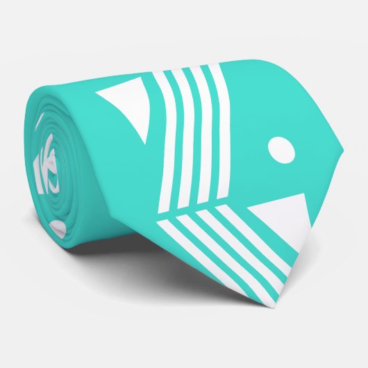 Cravate Couleur turquoise (Roulé)