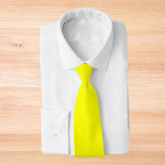 Cravate Couleur uni jaune néon<br><div class="desc">Couleur uni jaune néon</div>