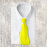 Cravate Couleur uni jaune néon<br><div class="desc">Couleur uni jaune néon</div>