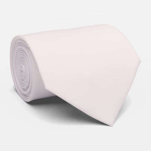 Cravate Couleur unie Champagne rosé (Roulé)