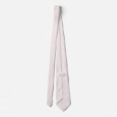 Cravate Couleur unie Champagne rosé (Dos)