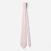 Cravate Couleur unie pêche pastel doux (Devant)