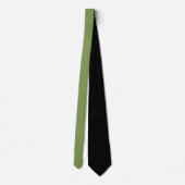 Cravate Couleur vert mousse Personnaliser ceci (Dos)
