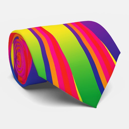 Cravate Couleur Vive (Roulé)