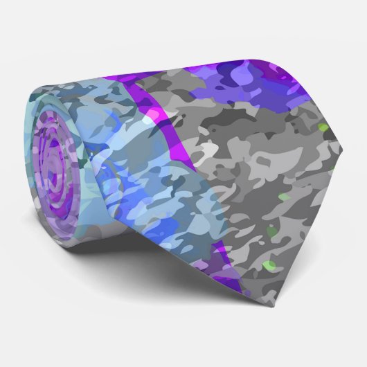 Cravate Couleurs Abstraites 2 (Roulé)