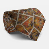 Cravate Couleurs Abstraites en automne carreaux design cra (Roulé)