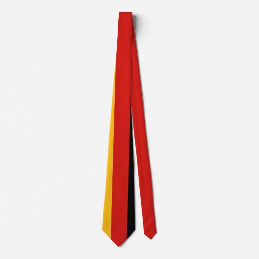 Cravate COULEURS ALLEMANDES DE DRAPEAU + vos idées (Devant)