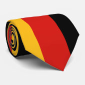 Cravate COULEURS ALLEMANDES DE DRAPEAU + vos idées (Roulé)