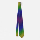 Cravate Couleurs arc-en-ciel Motif apparence texturée (Dos)