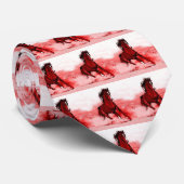 Cravate Couleurs Brown rouges Couleurs Couleur Couleur Cou (Roulé)