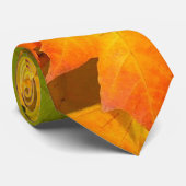 Cravate Couleurs d'automne de feuille d'automne de (Roulé)