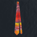 Cravate Couleurs de coucher de soleil Abstraites<br><div class="desc">Couleurs Abstraites coucher de soleil Cravates - Design MIGNED</div>