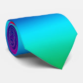 Cravate Couleurs de dégradé du spectre arc-en-ciel (Roulé)