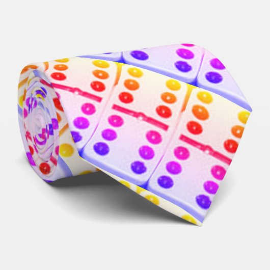 Cravate Couleurs de domino (Roulé)