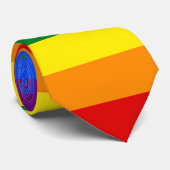 Cravate COULEURS DE DRAPEAU PLANIFIÉ + vos idées (Roulé)