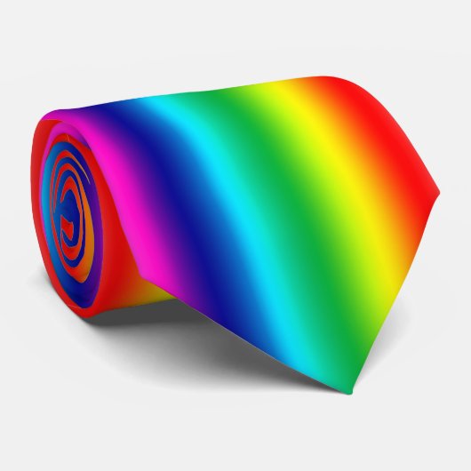 Cravate Couleurs de l'arc-en-ciel (Roulé)