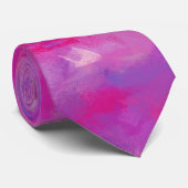 Cravate Couleurs de peinture abstraite #43 (Roulé)