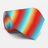 Cravate Couleurs de soleil Ombre Motif (Roulé)