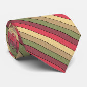 Cravate Couleurs De Tonalité Terre De La Saison Automne Su (Roulé)