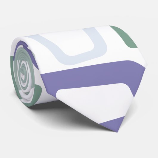 Cravate Couleurs d'hiver (Roulé)