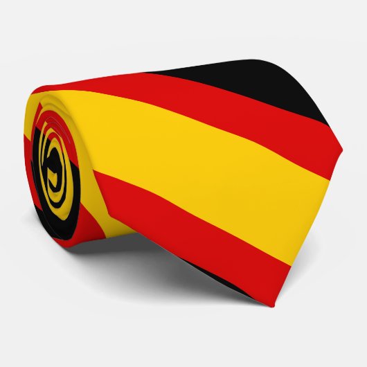 Cravate Couleurs du drapeau allemand (Roulé)