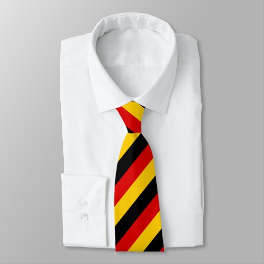 Cravate Couleurs du drapeau allemand (Attaché)