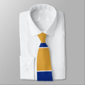 Cravate Couleurs du drapeau de l'État du Massachusetts (Attaché)