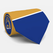 Cravate Couleurs du drapeau de l'État du Massachusetts (Roulé)