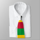 Cravate Couleurs du drapeau de Saint-Kitts (Attaché)
