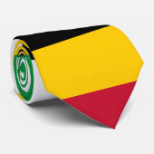Cravate Couleurs du drapeau de Saint-Kitts (Roulé)