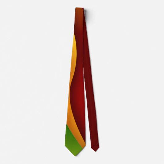 Cravate Couleurs du drapeau du Sri Lanka (Devant)