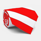 Cravate Couleurs du drapeau suisse élégantes (Roulé)