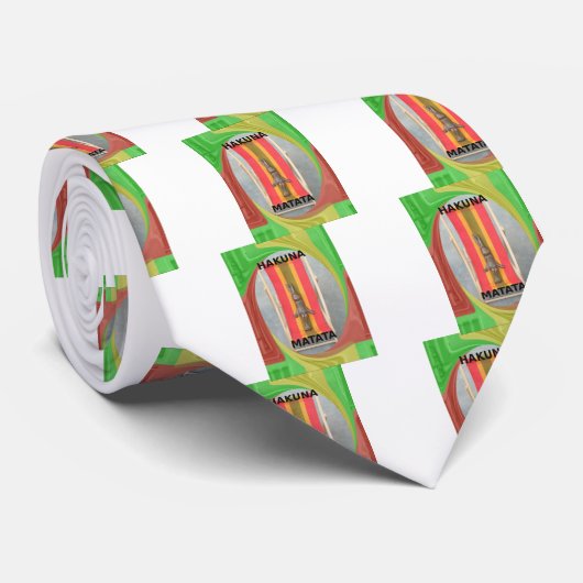 Cravate Couleurs du lapin (Roulé)