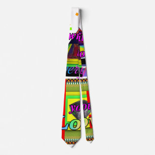 Cravate Couleurs Geo Graphics