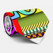 Cravate Couleurs Geo Graphics (Roulé)