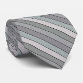 Cravate Couleurs Grises Avec Bandes Noires Sur Papier Aqua (Roulé)