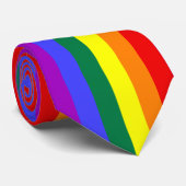 Cravate Couleurs LGBT (Roulé)