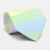 Cravate Couleurs pastel arc-en-ciel (Roulé)